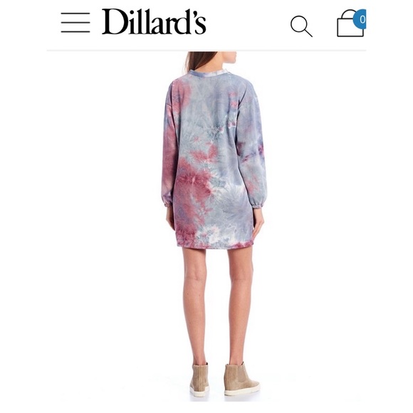 BOGO Jersey tie dye print tunic dress NWTS. S, M, L - Picture 3 of 12